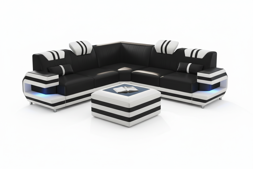 Aura Corner Sectional sharp shadow