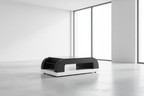 Curved Coffee Table Image 5