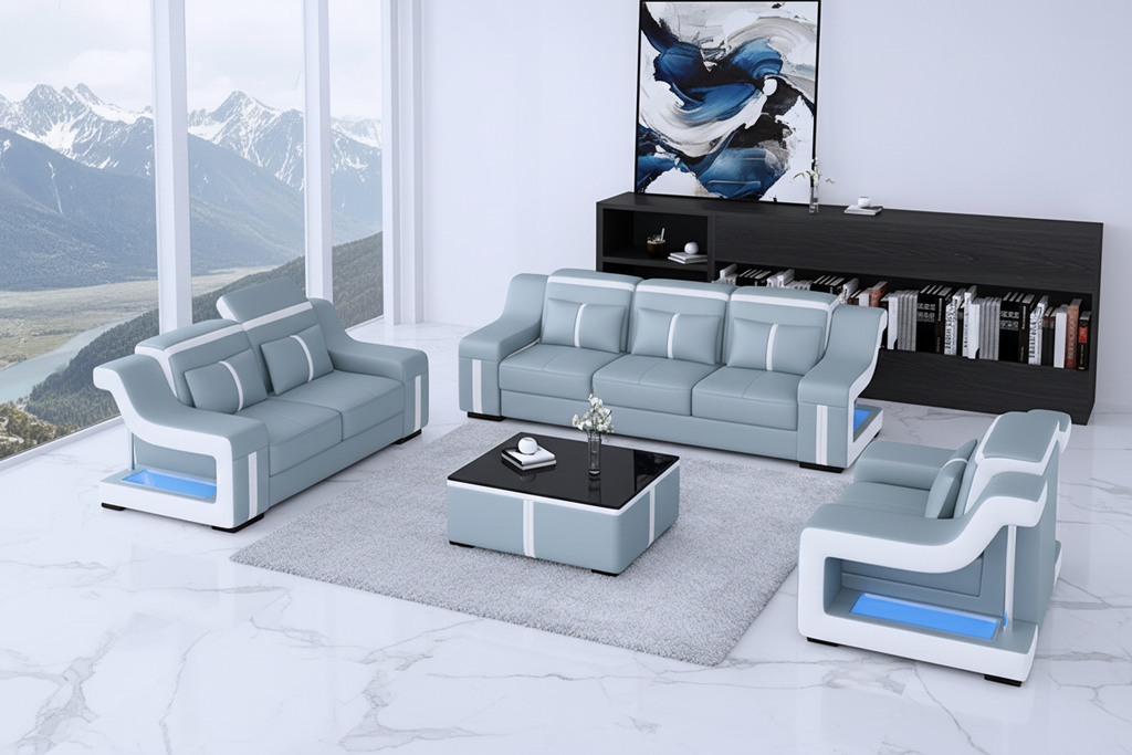 Lisa bluish gray penthouse