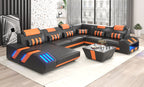 Cosmo XL U-Shape LED Sectional - Extra Large Party Couch for Big Spaces
